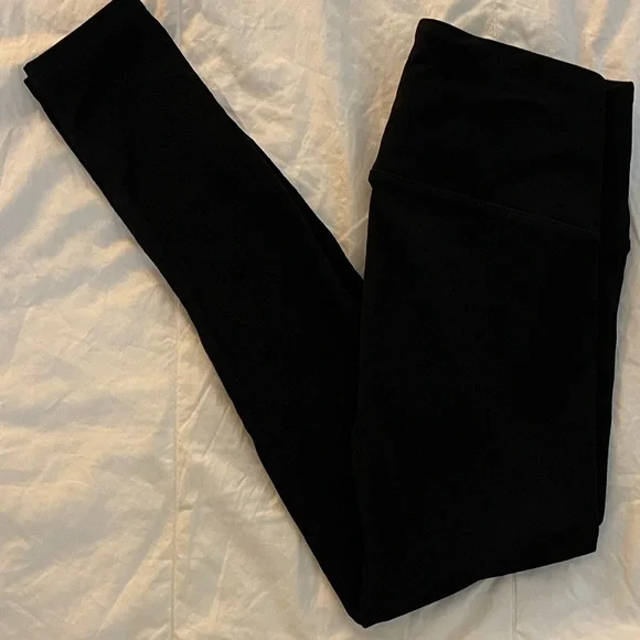 Lululemon Athletica Black RevealKnit Tights