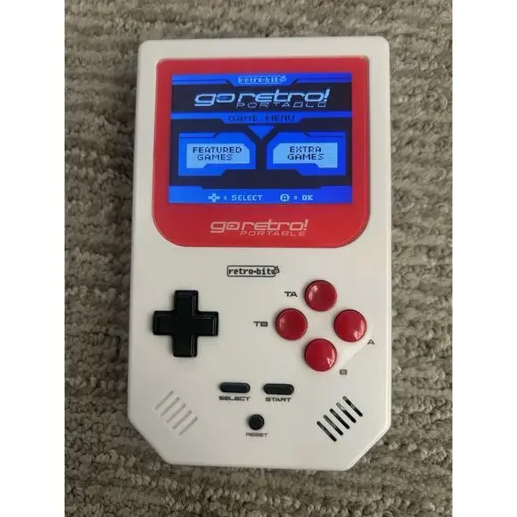 Retro Bit Go Retro Portable Game V1.3 250+ Games CLEAN Tetris, Mega Man 2, 3