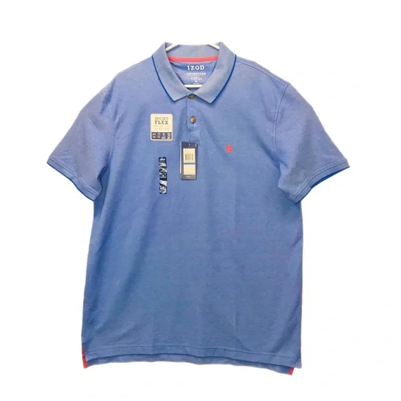 IZOD Advantage Performance Stretch Polo Golf Shirt Mens XL Short Sleeve‎ - New
