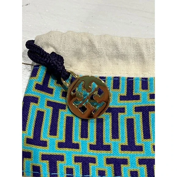 Tory Burch Drawstring Dust Bag Logo‎ Print Travel Storage Pouch 23