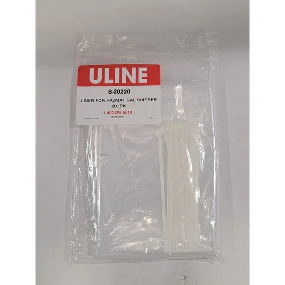 ULINE Gallon Disposable Bags 20/Pack 15