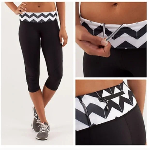 Lululemon Run: For Your Life Crop Leggings size 4