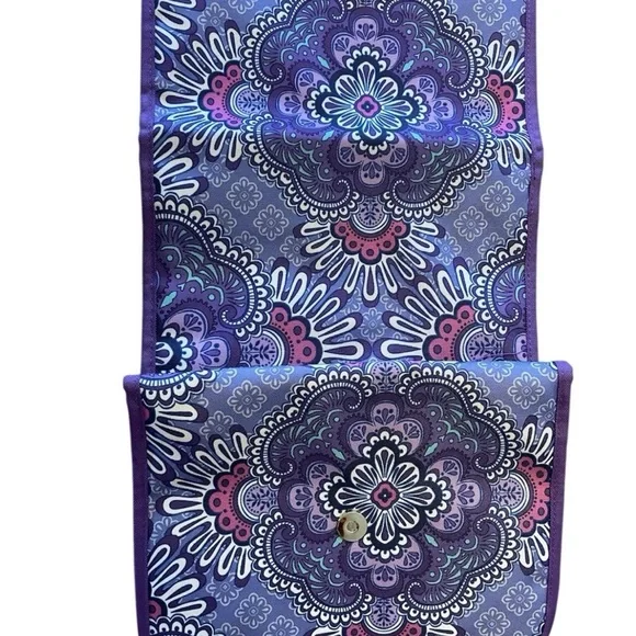 Collapsible Vera Bradley Travel Organizer Lilac Tapestry NWT