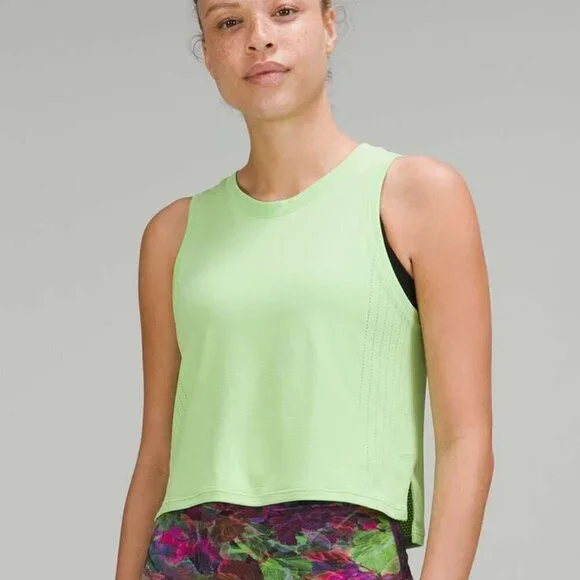 Lululemon Train to Be Tank Top - 6 Scream Green Light