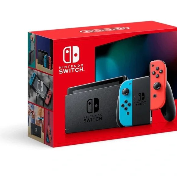 Nintendo Switch Console Neon Red and Blue Joy-Con