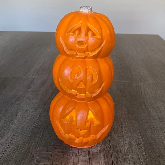 Halloween 🎃 Pumpkin Lantern 3-Tiers pumpkins