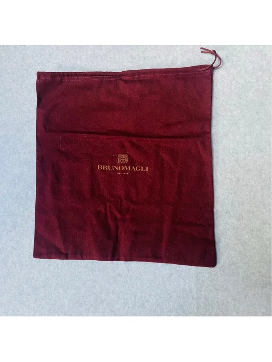 Bruno Magli Burgundy Drawstring Dust Bag Storage Pouch