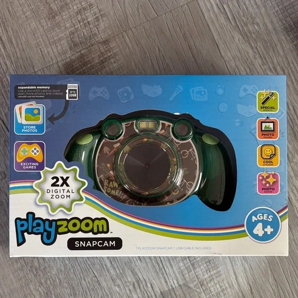 SnapCam Green Digital Camera for Kids