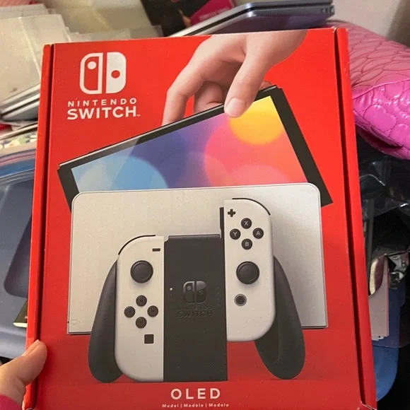 Nintendo Switch OLED Console - Red and White