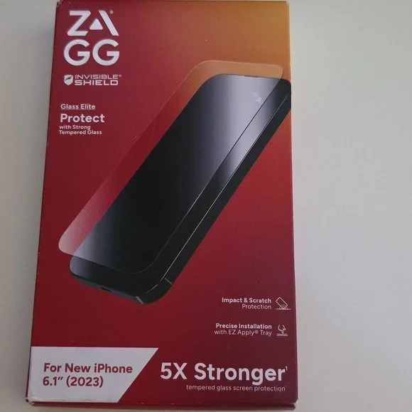 ZAGG Invisible Shield Screen Protector Iphone 6.1 2023 Tempered Glass