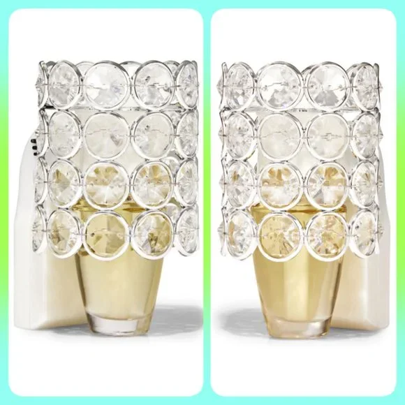 Bath & Body Works Clear Gems Adjustable Scent Control Wallflower Nightlight Plug
