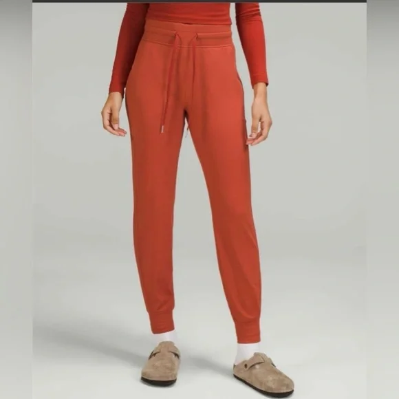 Lululemon Ready To Rulu High Rise Jogger in Red Rock