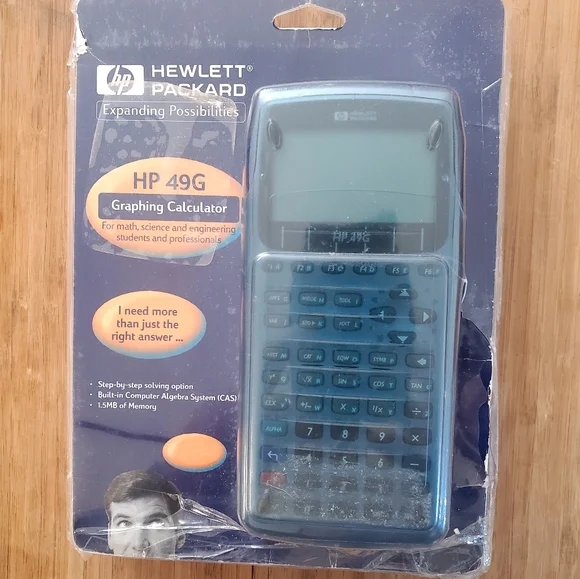 HP49G Scientific Graphing Calculator Original Packaging