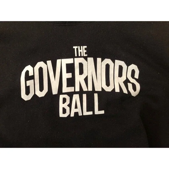 The Governors Ball Hoodie XL Black Kendrick Lamar- Lizzo- Odesza Concert