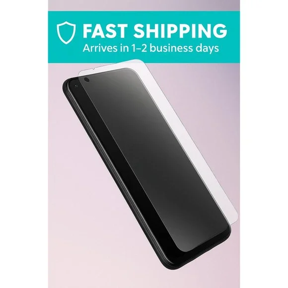 OtterBox Alpha Glass Screen Protector for Motorola g Power Clear Tempered Glass