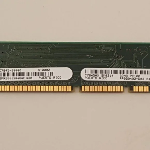 HP C7845AX 32MB 100-pin SDRAM DIMM Dual Inline Memory Module C7845-60001