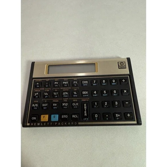 HP 12C Financial Calculator – Vintage – Works, Intermittent ENTER Key