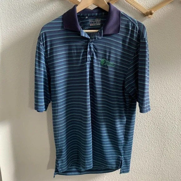 Under Armour Tucson National Golf S/S Performance Athletic Polo Shirt Me…