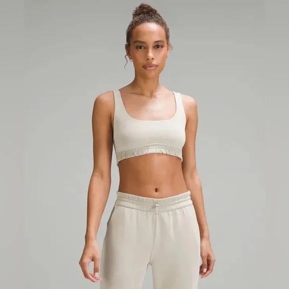 Lululemon Softstreme Scoop-neck Bra B/c Cup Mojave Tan 6