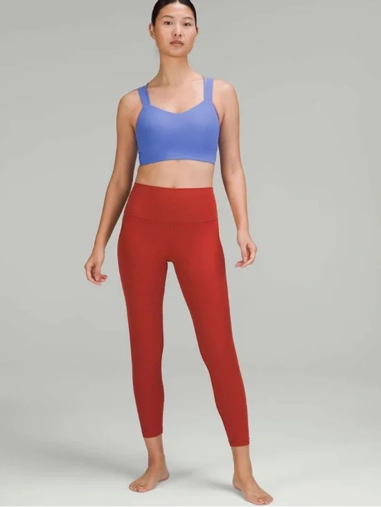 Lululemon Women’s Align Ribbed High Rise Legging 25” Size 4 Cayenne