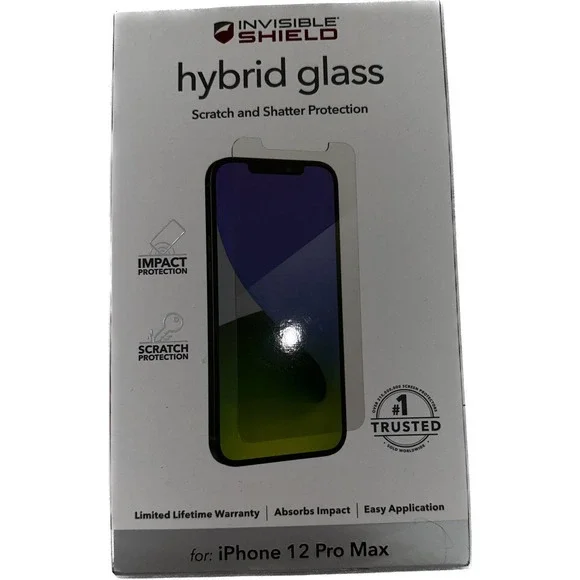 Zagg Invisible Shield Hybrid‎ Glass screen protector iphone 12 ProMax