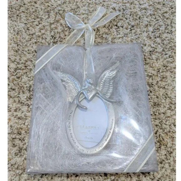 Seasons Of Cannon Falls Serenity Angel Picture Frame Ornament Audrey Hepburn NEW