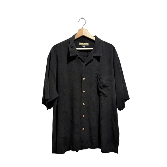Tommy Bahama 100% Silk Button Down Shirt XL