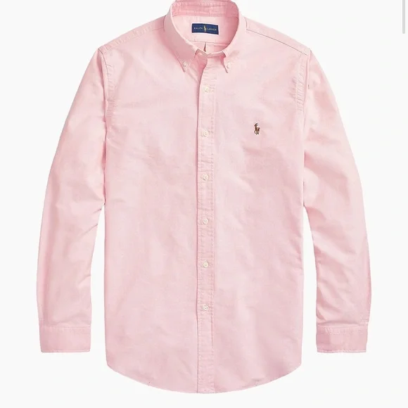 Ralph Lauren Pink Yarmouth Cotton Button Down