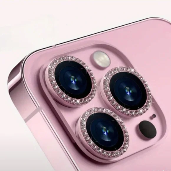 Pink iPhone 13 Pro Max Lens Protector