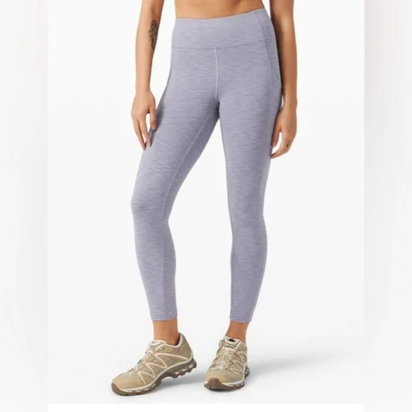 Lululemon Invigorate High-Rise Tight Heathered Peri Purple