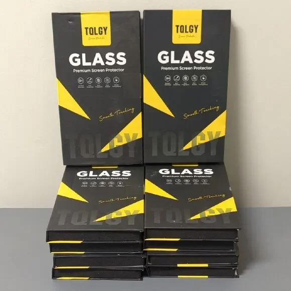 Tqlgy 10 Pack Bundle iPhone 15 Pro Max Screen Protector
