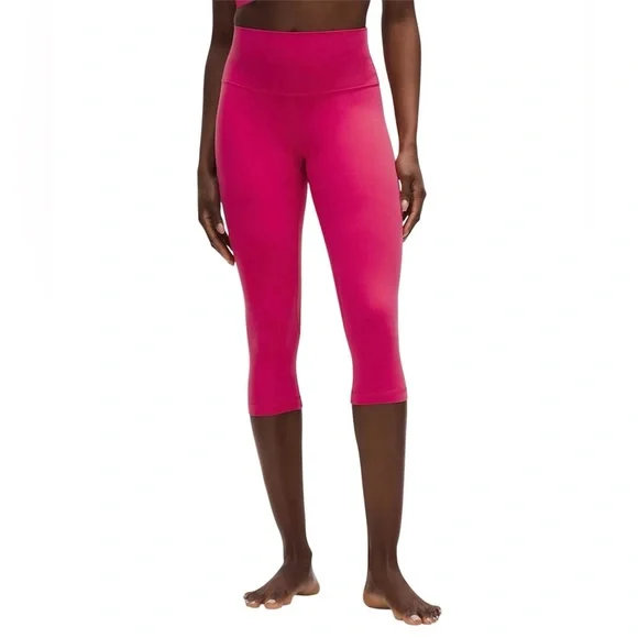 Lululemon Align Crop Leggings High Rise Buttery Soft Nulu Yoga Pants Size 18