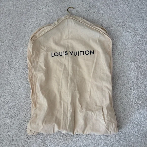 Louis Vuitton Beige Garment Bag & Logo Hanger