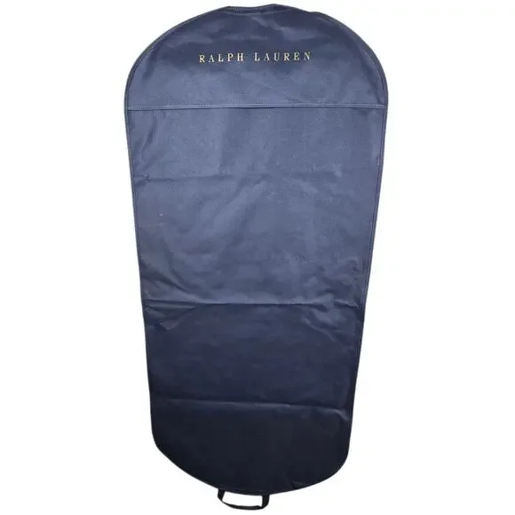 Ralph Lauren Suit Garment Bag Navy Blue 24x53 Travel Storage Dress Sport Coat