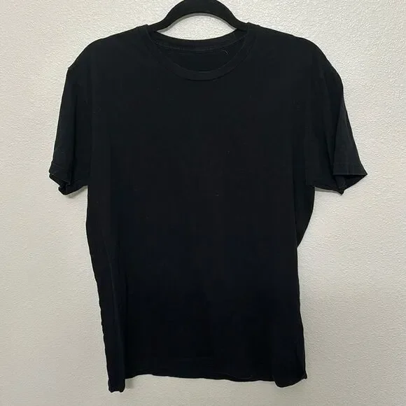 Plain Black Mens Tee