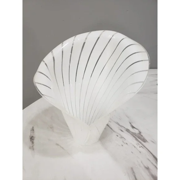 REPLACEMENT SHADE - Vintage Calla Lily Six‎ Shade Table Lamp White #2