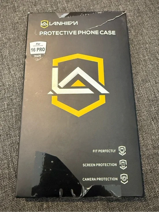 Lanhiem iPhone 16 Pro Case, Water, Shock & Dustproof Cases | Screen Protector