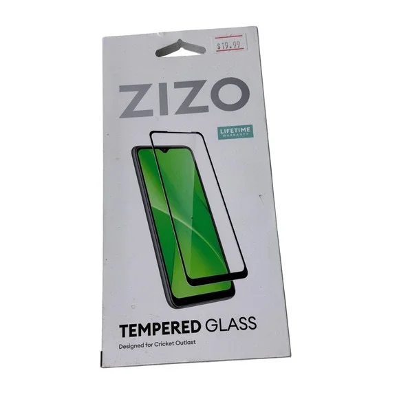 Zizo Tempered Glass Screen Protector for Cricket Outlast Clear Shield New
