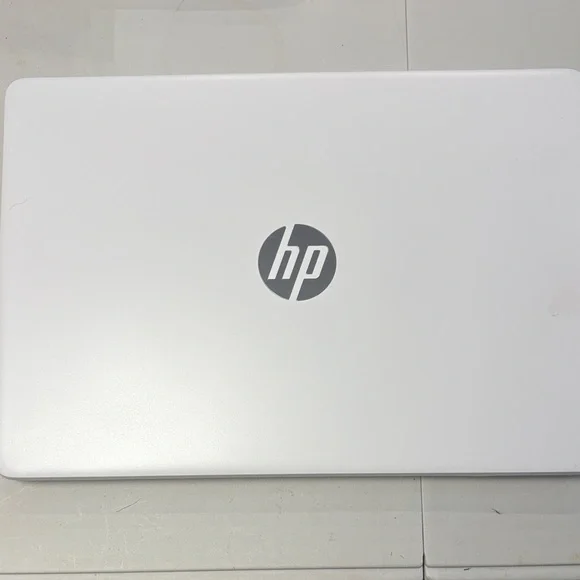 HP Sleek White Laptop