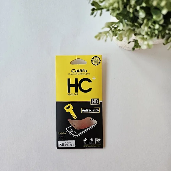 Brand New Cailifu HC HD Clear Anti Scratch Package X6 Apple IPhone 5