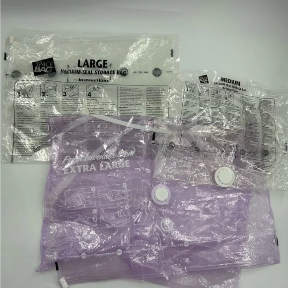 Space Bag Vacuum-Seal Storage Bags 3pk