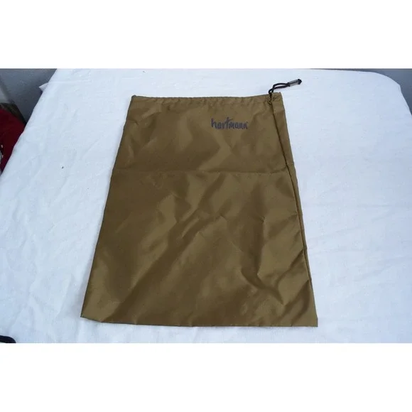 Hartmann Dust Bag 19 X 13 Large Tan Nylon Drawstring Shoe Storage Travel Pouch