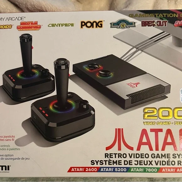 Atari Retro Video Game Console - Black