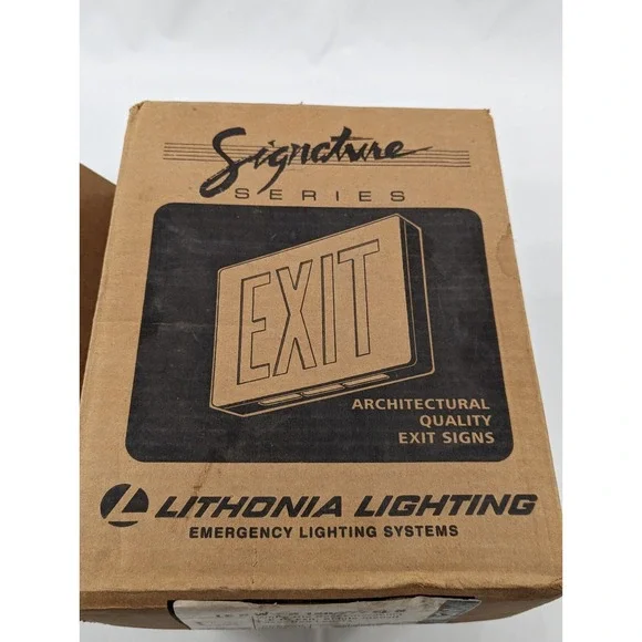 Lithonia LRP 1 GC 120/277‎ EL N PNL Red Letter Face