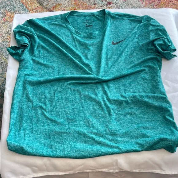 Nike Aqua Heather Tee DRI FIT