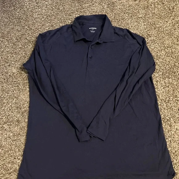 Bonobos Navy Long Sleeve Polo Shirt