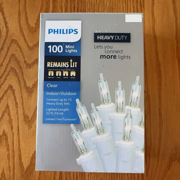 PhilipsString mini Lights - White/White (100 Count)