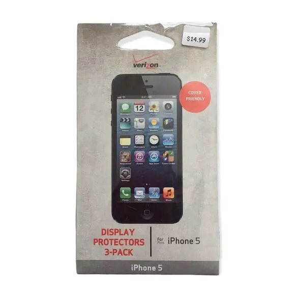 🆕iPhone 5 Display Screen Protectors 3 Pack