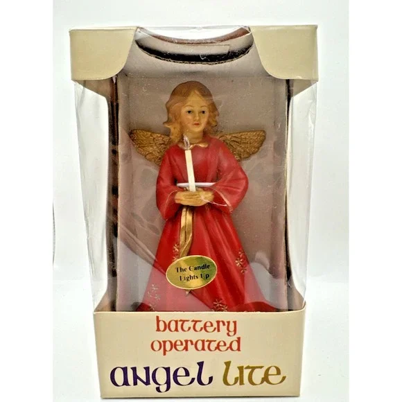 1960S Vintage Battery Operated Angel Lite‎ Woolco/Woolworths New In Box