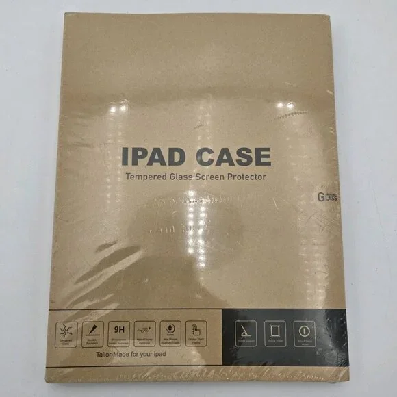 Ipad Case Cover Tempered Glass Screen Protector Sky Blue‎ 9H Protection New Seal